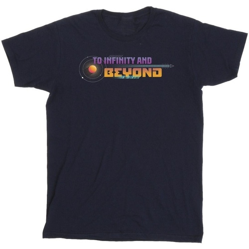textil Hombre Camisetas manga larga Disney Lightyear Infinity And Beyond Text Azul