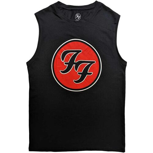 textil Camisetas sin mangas Foo Fighters RO5738 Negro