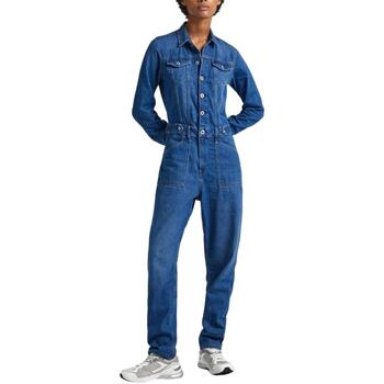 textil Mujer Vestidos Pepe jeans HUNTER UTILITY Azul