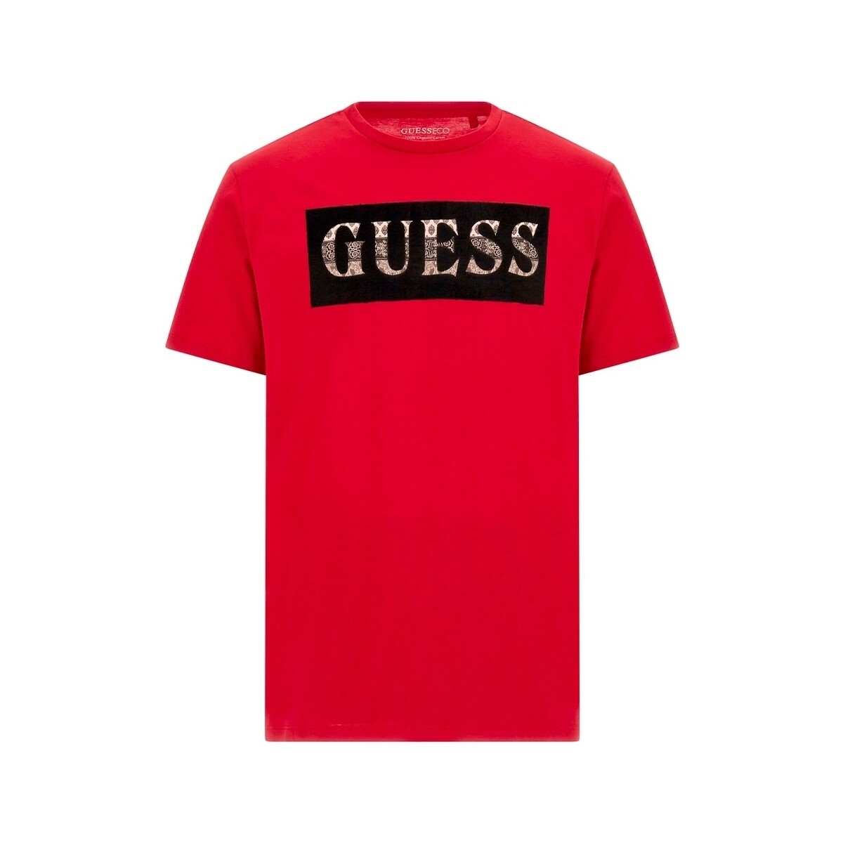 textil Hombre Camisetas manga corta Guess Authentic Rojo