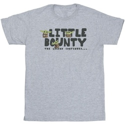 textil Niña Camisetas manga larga Star Wars The Mandalorian Little Bounty Hunter Gris