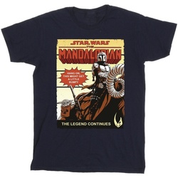 textil Niña Camisetas manga larga Star Wars The Mandalorian Bumpy Ride Azul