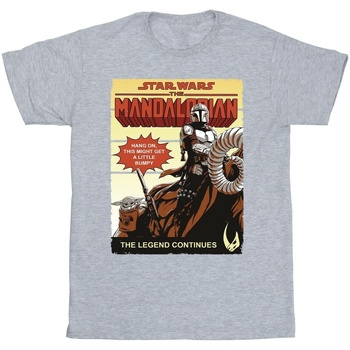 textil Niña Camisetas manga larga Star Wars The Mandalorian Bumpy Ride Gris