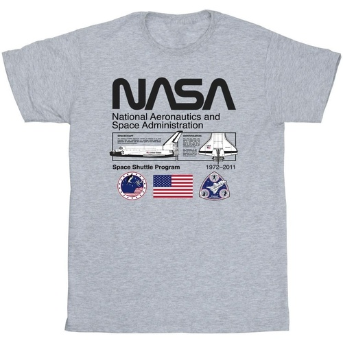 textil Niño Tops y Camisetas Nasa Space Admin Gris