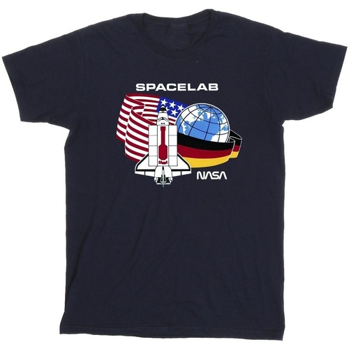 textil Niño Camisetas manga corta Nasa Space Lab Azul