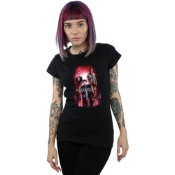 textil Mujer Camisetas manga larga Supernatural Group Crowley Negro