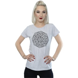 textil Mujer Camisetas manga larga Supernatural Symbol Circle Gris