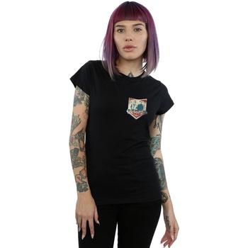 textil Mujer Camisetas manga larga Supernatural Winchester Breast Print Negro
