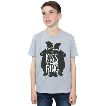 textil Niño Camisetas manga corta Disney Zootropolis Kiss The Ring Gris