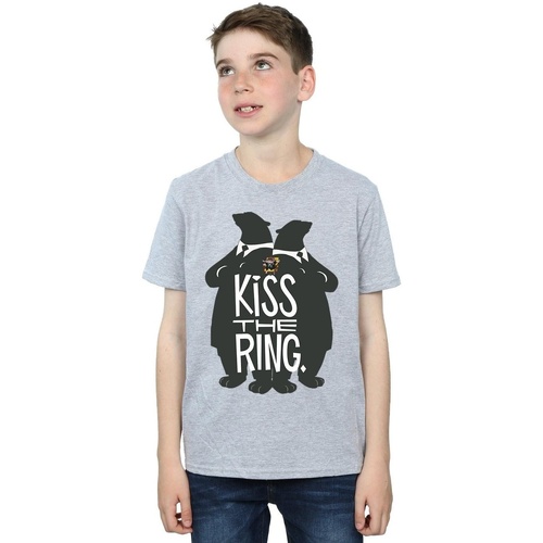 textil Niño Camisetas manga corta Disney Zootropolis Kiss The Ring Gris