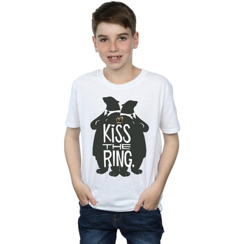 textil Niño Tops y Camisetas Disney Zootropolis Kiss The Ring Blanco