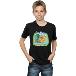 textil Niño Camisetas manga corta Disney Zootropolis City Negro