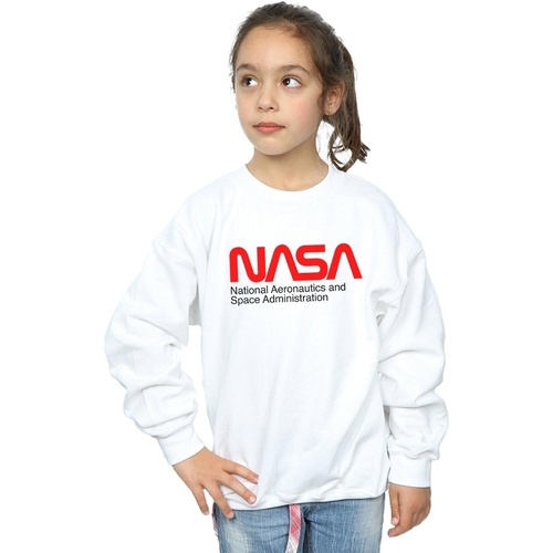 textil Niña Sudaderas Nasa Aeronautics And Space Blanco