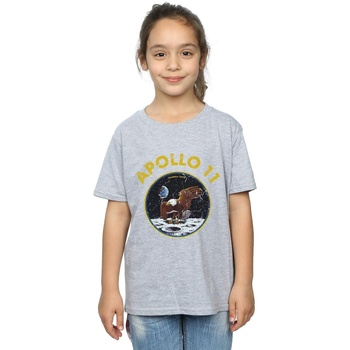 textil Niña Camisetas manga larga Nasa Classic Apollo 11 Gris
