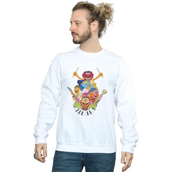 textil Hombre Sudaderas Disney The Muppets Dr Teeth And The Electric Mayhem Blanco