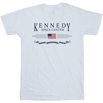 textil Niña Camisetas manga larga Nasa Kennedy Space Centre Explore Blanco