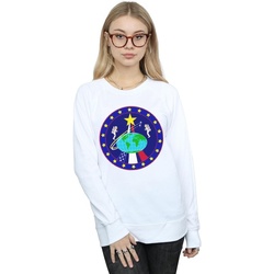 textil Mujer Sudaderas Nasa Classic Globe Astronauts Blanco