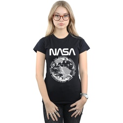 textil Mujer Camisetas manga larga Nasa Planet Earth Negro