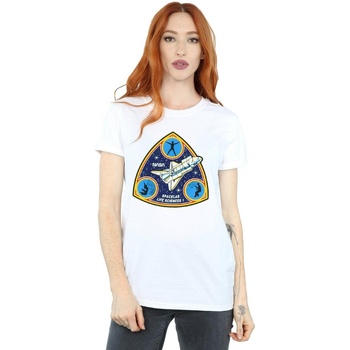 textil Mujer Camisetas manga larga Nasa Classic Spacelab Life Science Blanco