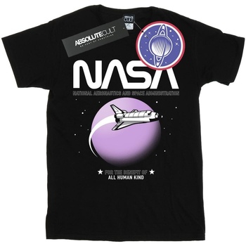 textil Mujer Camisetas manga larga Nasa Shuttle Orbit Negro