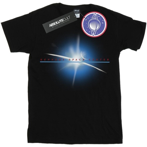 textil Mujer Camisetas manga larga Nasa Kennedy Space Centre Planet Negro