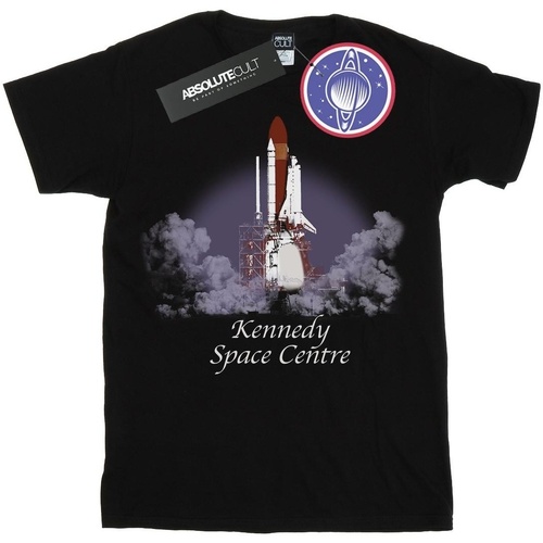 textil Mujer Camisetas manga larga Nasa Kennedy Space Centre Lift Off Negro