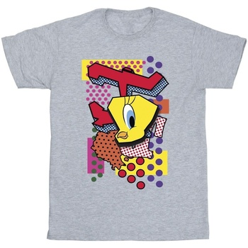 textil Niño Tops y Camisetas Dessins Animés Tweety Pop Art Gris