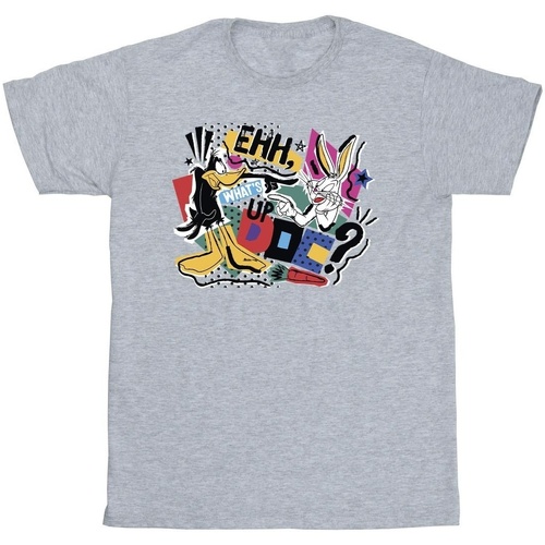 textil Niño Camisetas manga corta Dessins Animés What's Up Doc Pop Art Gris