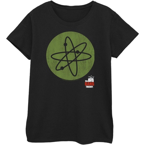 textil Mujer Camisetas manga larga The Big Bang Theory Big Bang Icon Negro