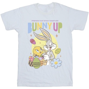 textil Niño Camisetas manga corta Dessins Animés Bunny Up Blanco