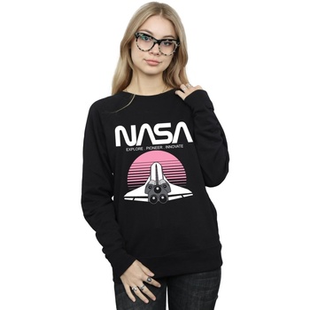 textil Mujer Sudaderas Nasa Space Shuttle Sunset Negro