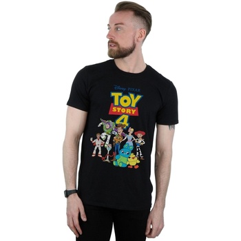 textil Hombre Camisetas manga larga Disney Toy Story 4 Crew Negro