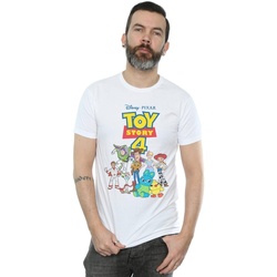 textil Hombre Camisetas manga larga Disney Toy Story 4 Crew Blanco