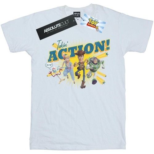 textil Hombre Camisetas manga larga Disney Toy Story 4 Takin' Action Blanco