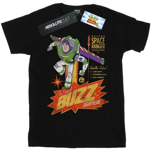 textil Hombre Camisetas manga larga Disney Toy Story 4 The Original Buzz Lightyear Negro