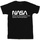 textil Hombre Camisetas manga larga Nasa Logo One Tone Negro