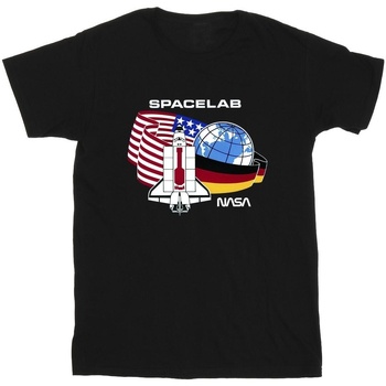 textil Hombre Camisetas manga larga Nasa Space Lab Negro