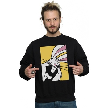 textil Hombre Sudaderas Dessins Animés Bugs Bunny Laughing Negro