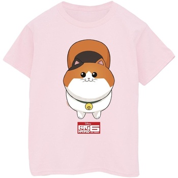 textil Niño Camisetas manga corta Disney Big Hero 6 Baymax Kitten Face Rojo