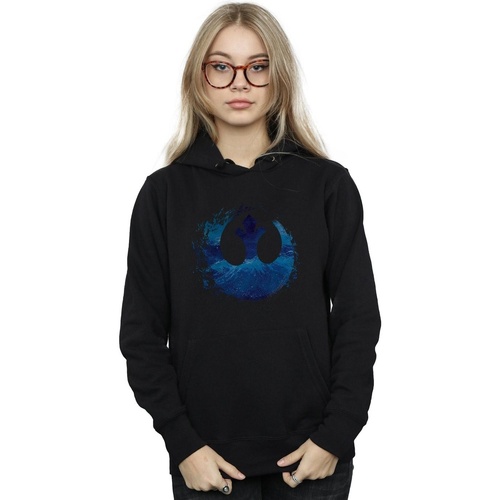 textil Mujer Sudaderas Star Wars: The Rise Of Skywalker Star Wars The Rise Of Skywalker Resistance Symbol Wave Negro