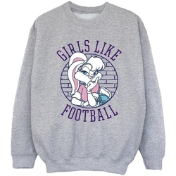 textil Niña Sudaderas Dessins Animés Lola Bunny Girls Like Football Gris