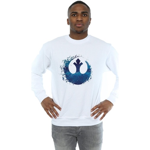 textil Hombre Sudaderas Star Wars: The Rise Of Skywalker Resistance Symbol Wave Blanco