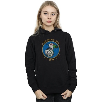 textil Mujer Sudaderas Star Wars: The Rise Of Skywalker D-O First Resistance Crew Negro