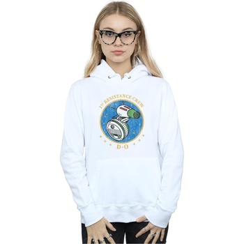 textil Mujer Sudaderas Star Wars: The Rise Of Skywalker D-O First Resistance Crew Blanco
