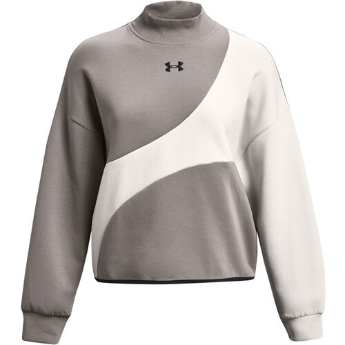textil Mujer Sudaderas Under Armour Unstoppable Flc Crop Crew Gris