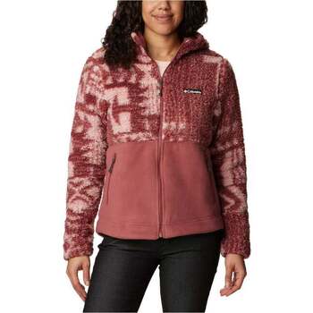 textil Mujer Sudaderas Columbia Winter Pass Sherpa Hooded Full Zip Rojo