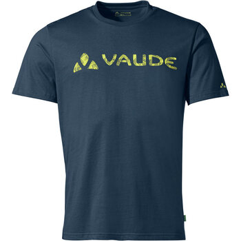 textil Hombre Camisas manga corta Vaude Men s Logo Shirt Azul
