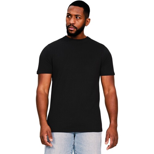 textil Hombre Camisetas manga larga Casual Classics AB608 Negro