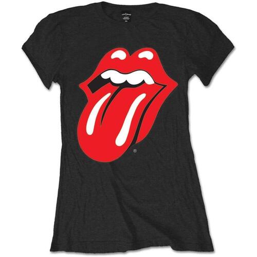 textil Mujer Camisetas manga larga The Rolling Stones Classic Negro