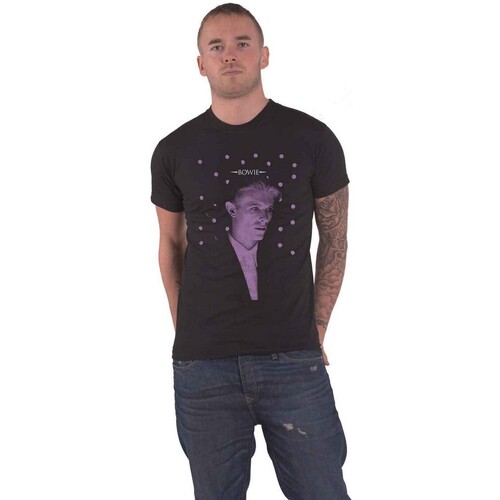 textil Camisetas manga larga David Bowie  Negro